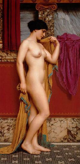 John William Godward In the Tepidarium